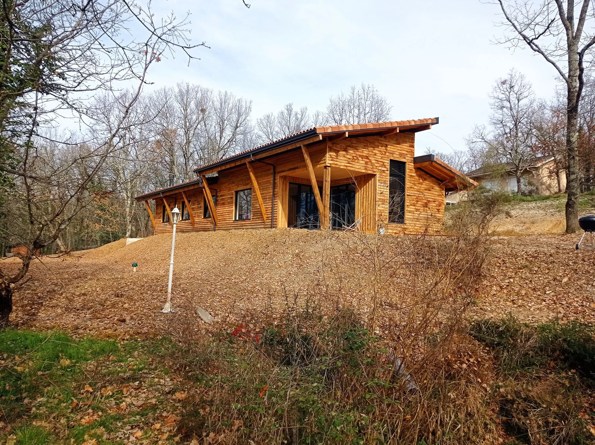 Chantier maison passive - Isolation naturelle